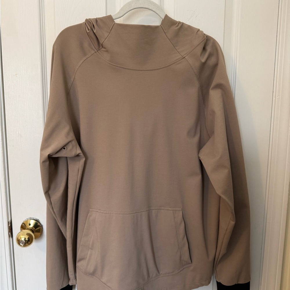 BYLT Basics Tan Droo Cut Pullover